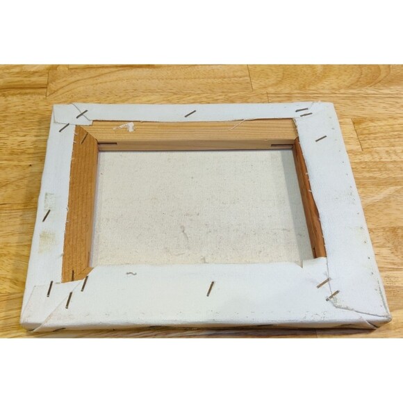 Painting "8x10" Beach, Seagull, Boat and Lighthouse Scene On Canvas-Jonson - Picture 6 of 7